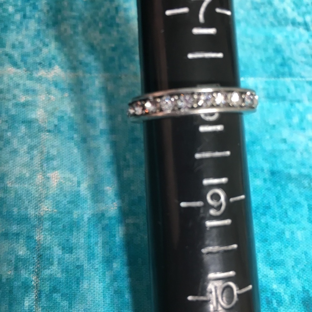 Two Piece Pave’Heart Dangle Ring - Picture 4 of 6